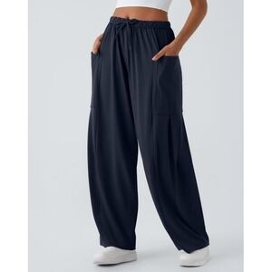Halara Palazzo Flowy Wide Leg Pants With Side Pockets, Women's Size 1X